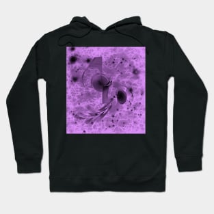 Alien space travel in purple and pink Hoodie